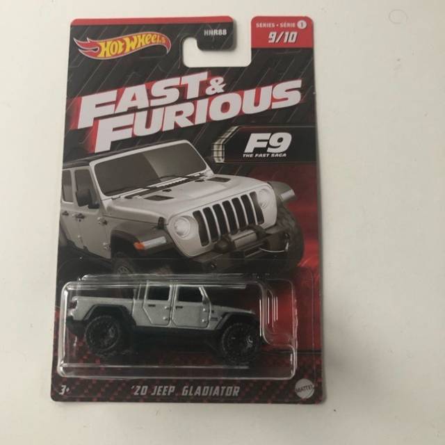 HW ‘20 Jeep Gladiator Fast Furious No 9