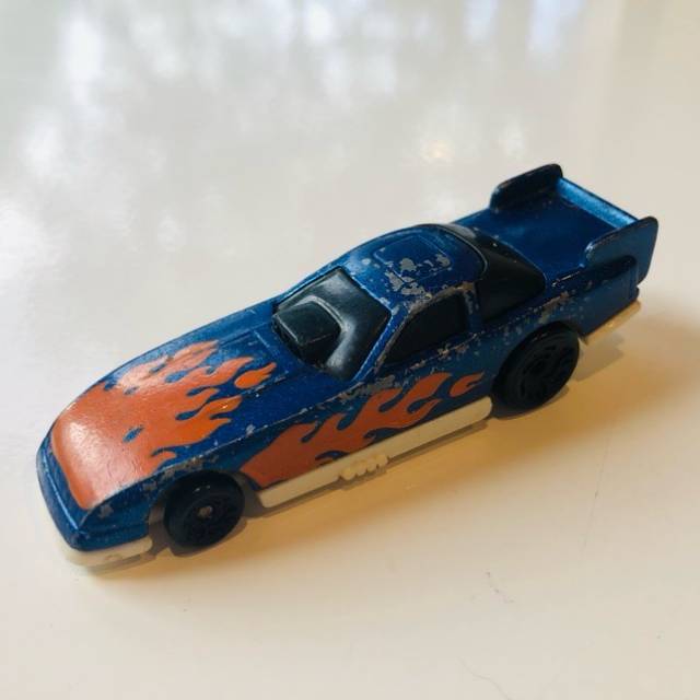 HL McDonalds 1993 Blue with Orange Flames Dr...