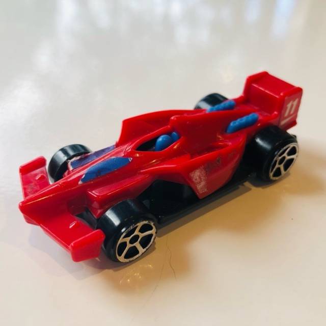 HL McDonalds Red Plastic Race car