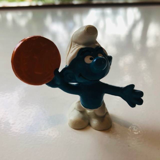SCHLEICH Money Smurf 1978 Hong Kong