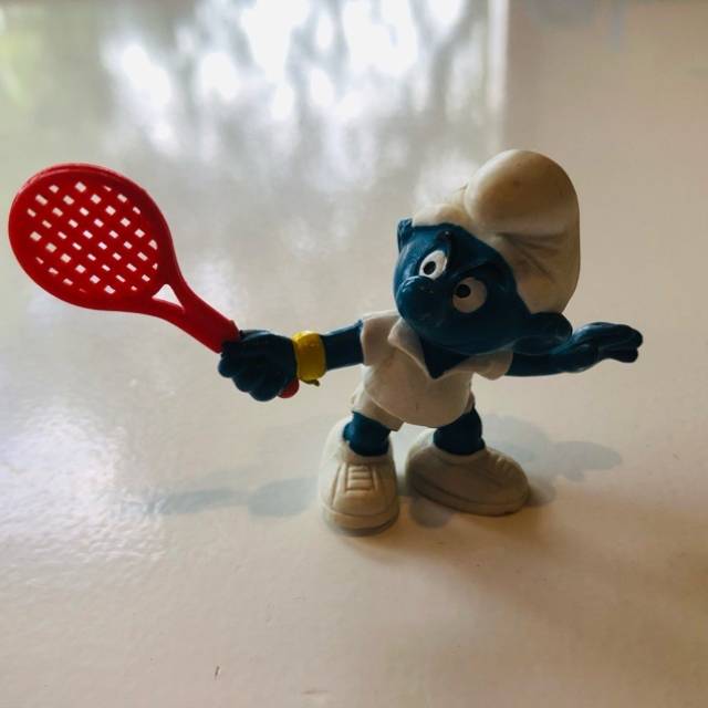 Tennis Smurf SCHLEIGH 1979 Hong Kong