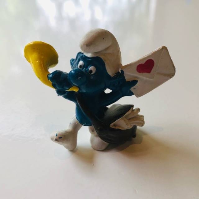 Postman Smurf SCHLEICH 1978 Hong Kong
