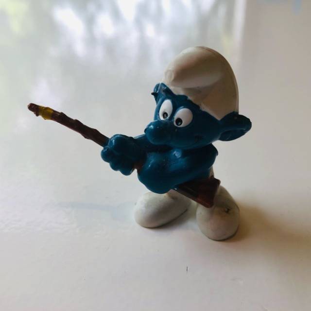 Angler Smurf SCHLEICH 1979 Hong Kong