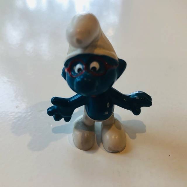 Brainy Smurf SCHLEICH 1969 Hong Kong