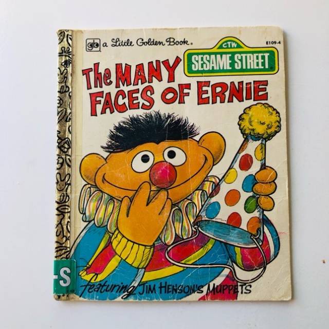 Golden Book The Many Faces if Ernie Sesame S...