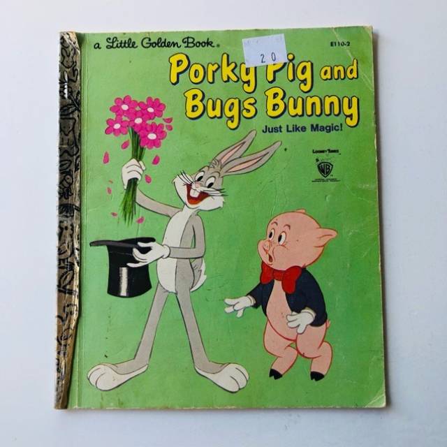 Golden Book Porky Pig and Bugs Bunny just li...
