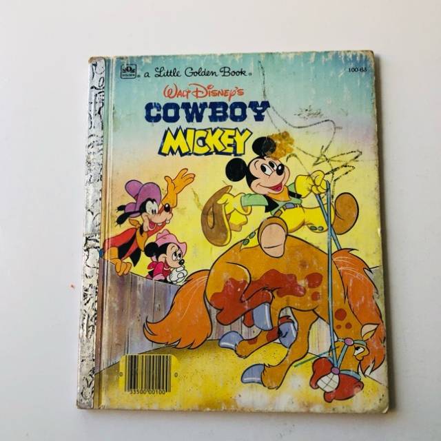 Golden Book Cowboy Mickey