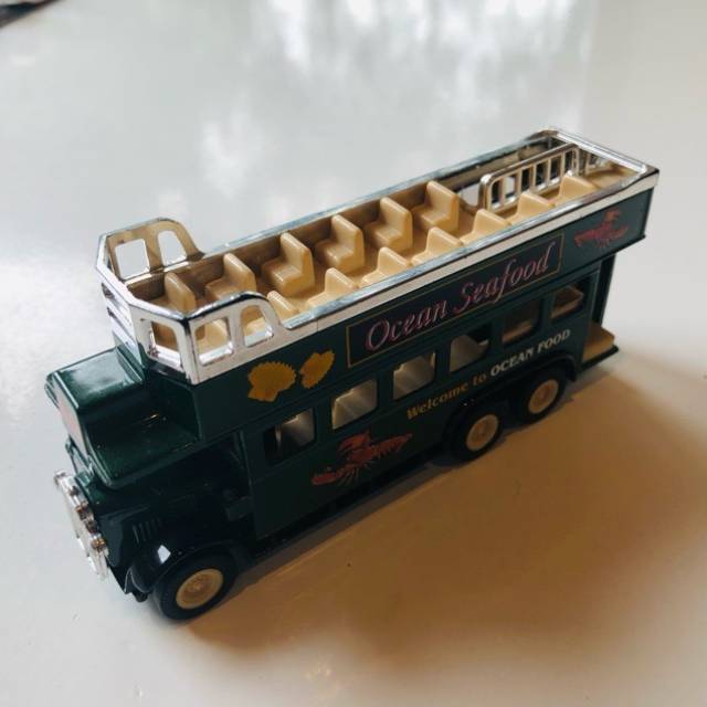 Open Double Decker Bus ( Open Seafood) Green...