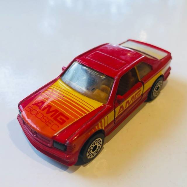MB Mercedes 500 SEC AMG Red 1984