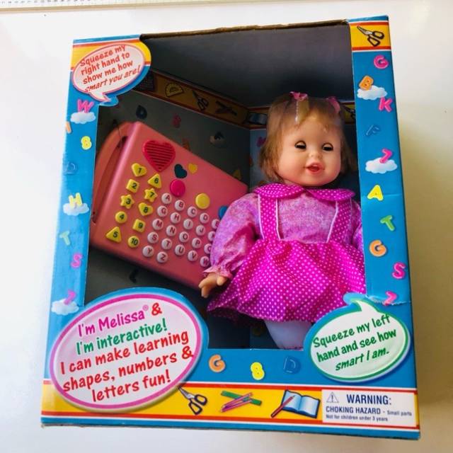 Uneeda Melissa interactive learning doll 200...