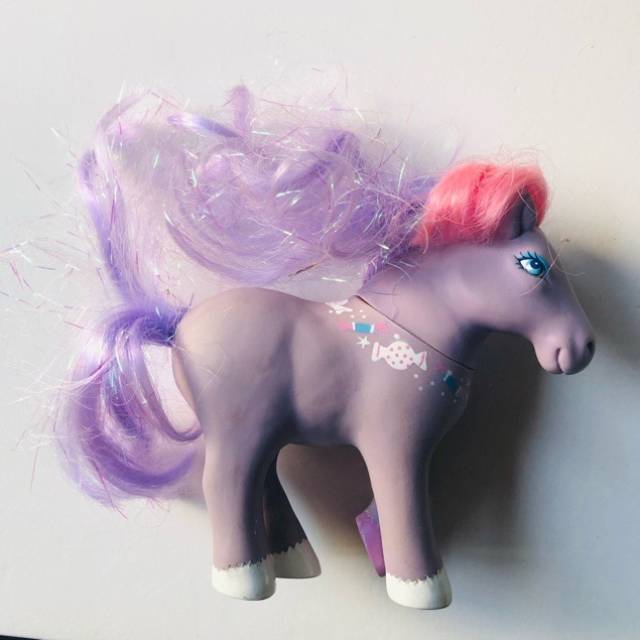 1984 Lanard My Little Pony clone lilac purpl...