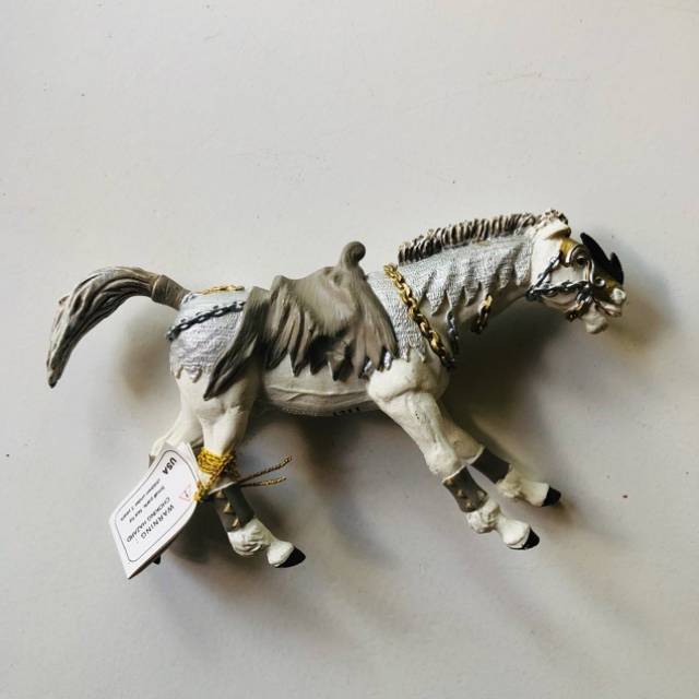 Papo White Horse with Silver Gold Chains 200...