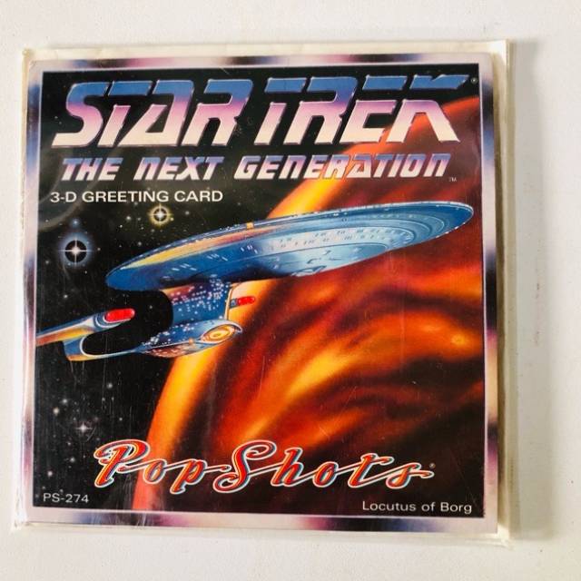 Star Trek 3D Pop Shots Greeting Card Birthda...