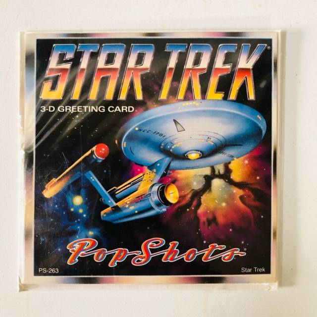 Star Trek 3D Pop Shots Greeting Card Birthda...