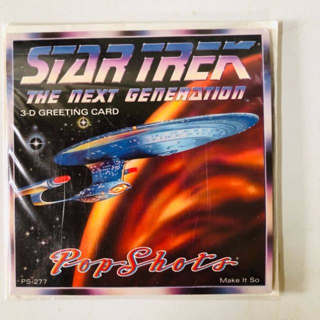 Star Trek 3D Pop Shots Greeting Card Birthda...