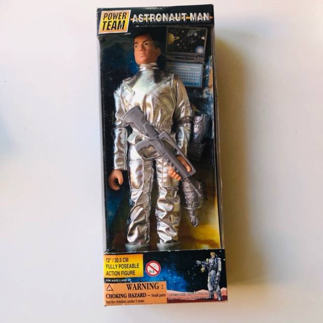 Power Team Astronaut Man Rare vintage 12in A...