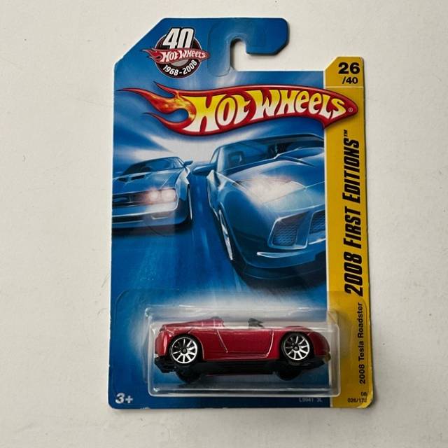 HW 2008 Tesla Roadster 2008 First Editions N...