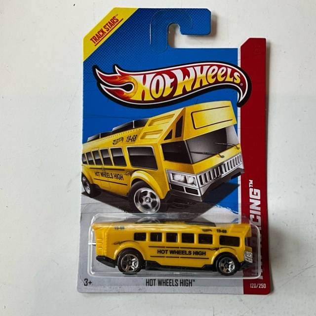 HW Hot Wheels High Yellow HW RACING No 120
