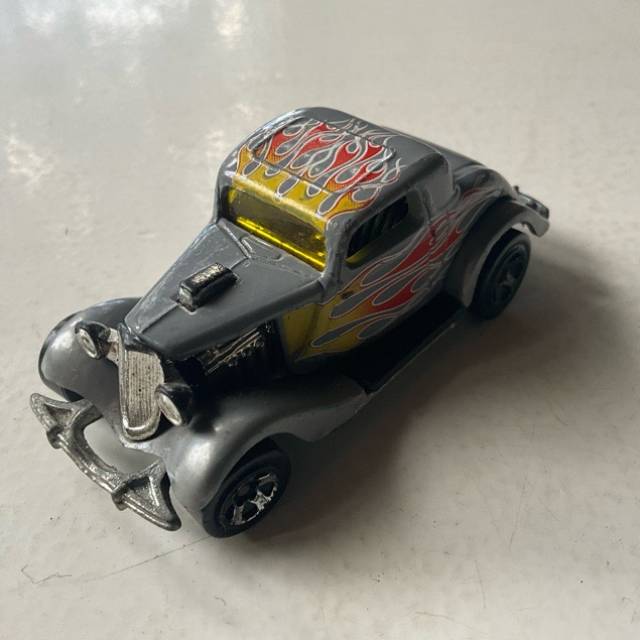 HL Ford Hot Rod 1979 Grey with Flames Thailand