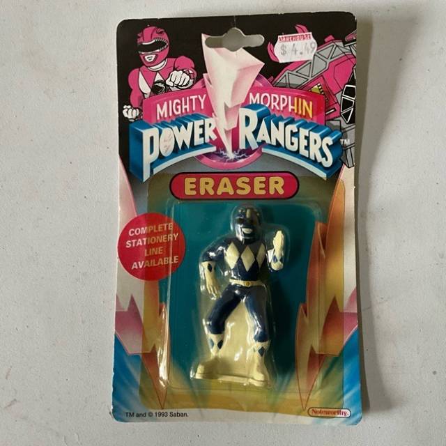 Power Rangers Mighty Morphin Vintage 1993 Bl...