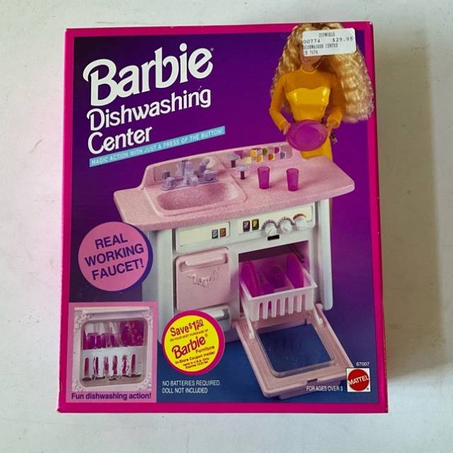 Barbie Dishwashing Center, 67007, 1993, Matt...
