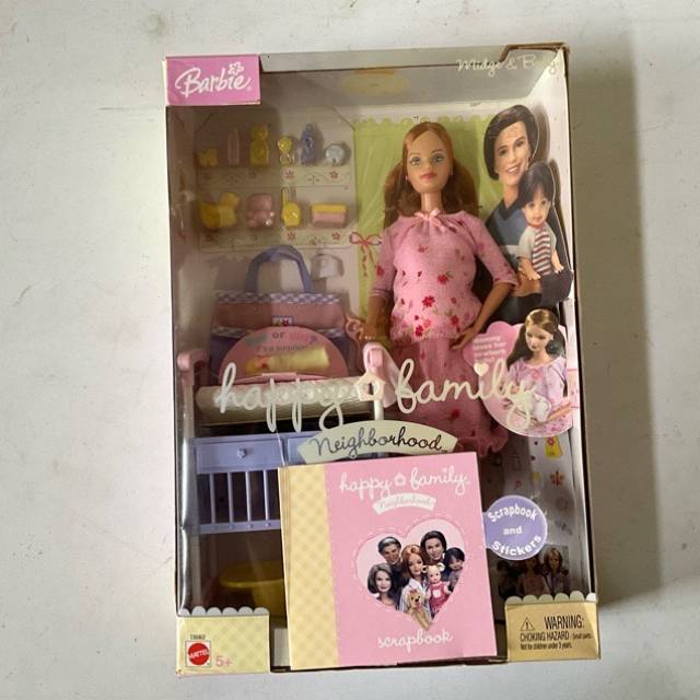 Mattel Happy Family Barbie Doll Pregnant Mid...