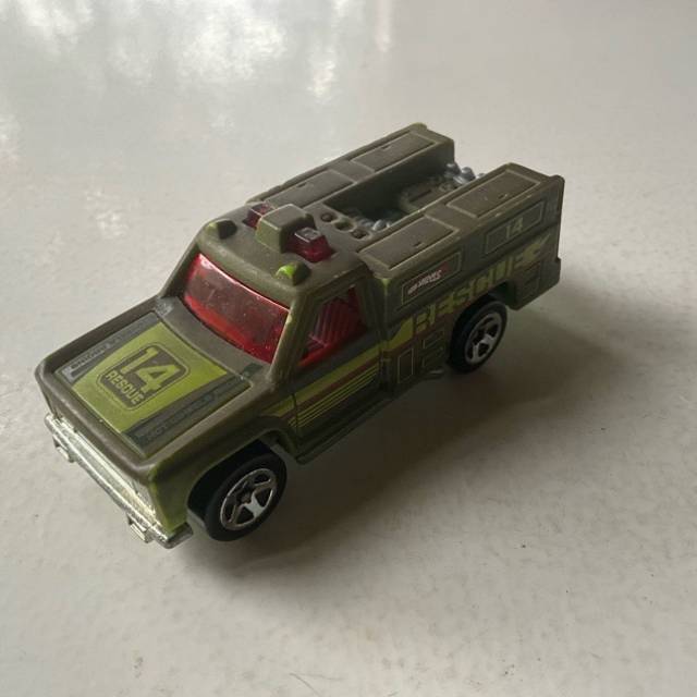 HL Rescue Truck Green (14) 1974 Thailand