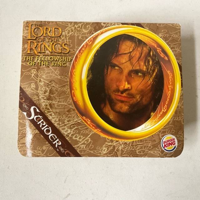 Lord Of The Rings STRIDER FIGURE Burger King...
