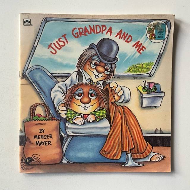 Golden Book - JUST GRANDPA AND ME 1985