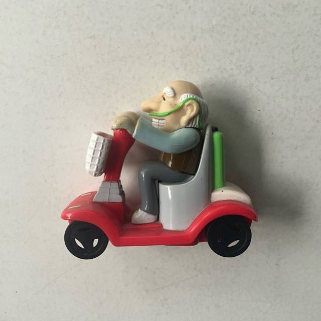 Grandad Mobility Cart (Hot Rod) Pull Back