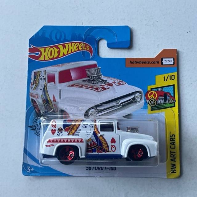 HW ‘56 FORD F-100 White HW ART CARS No 187