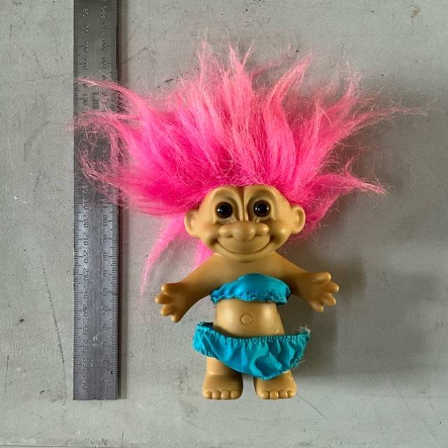 RUSS Troll Doll (15cm Height) PINK Hair RUSS...