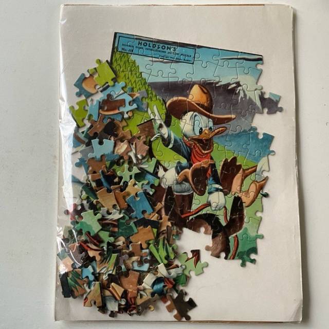 1960s Donald Duck 63 Piece Jr Jigsaw Puzzle...