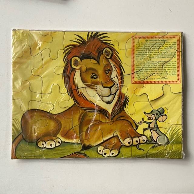 Milton Bradley 1958 Puzzle (THE LION AND THE...