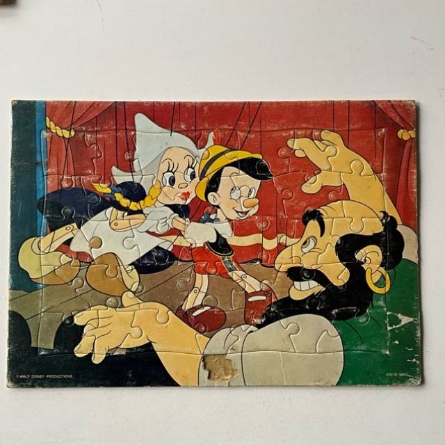 Disney Pinocchio Puzzle HOLDSON 1970’s (PAM)