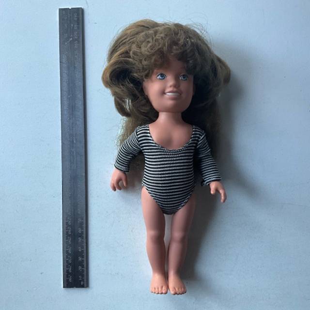 80s DOLLY SURPRISE Doll wGrowing Hair Polly...