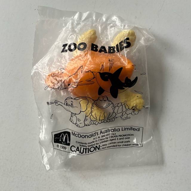 McDonald’s ZOO BABIES (Turtle) Australia 1...