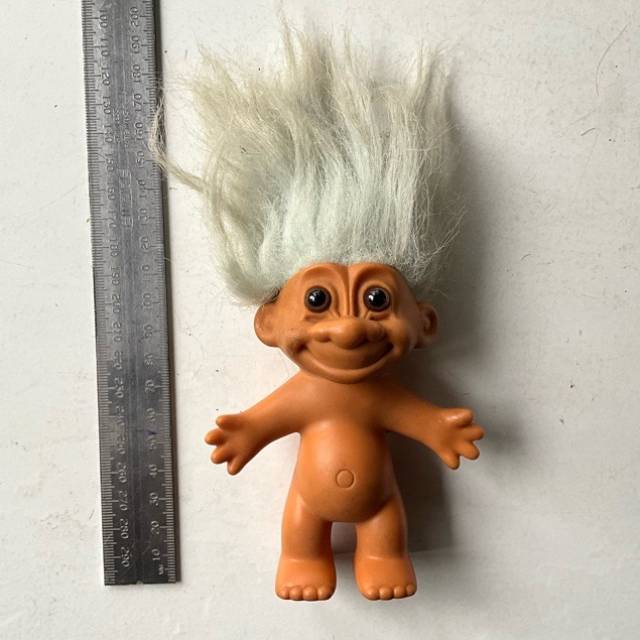 Troll RUSS - White Hair - Naked (15cm Height)