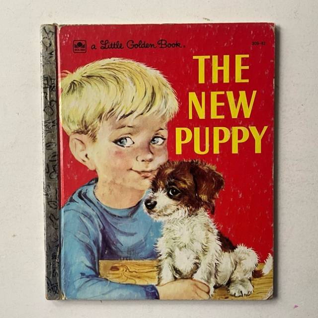 Golden Book - THE NEW PUPPY 309-42 1969