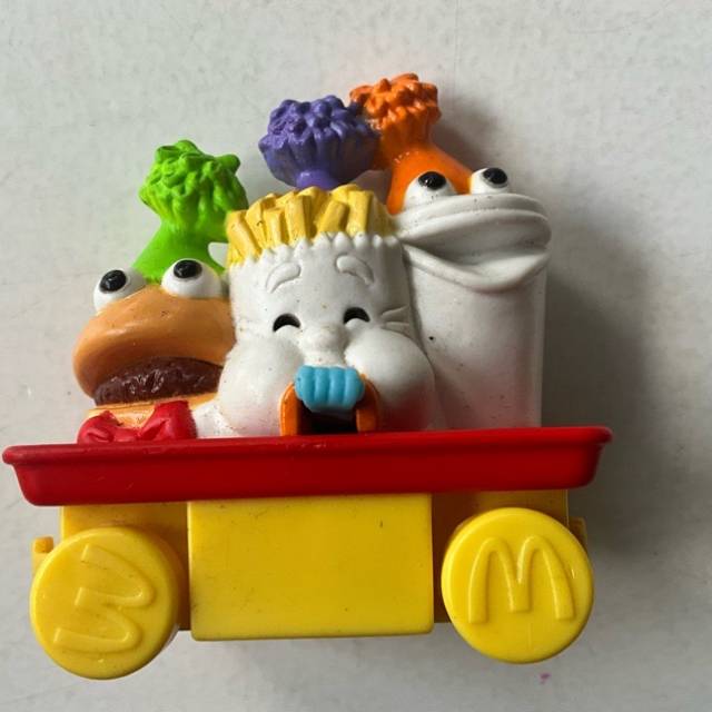 McDonalds 1994 Birthday Train Shake Burger F...
