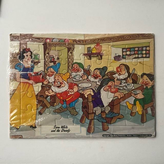 PUZZLE - Snow White and the Dwarfs 1980s HOL...
