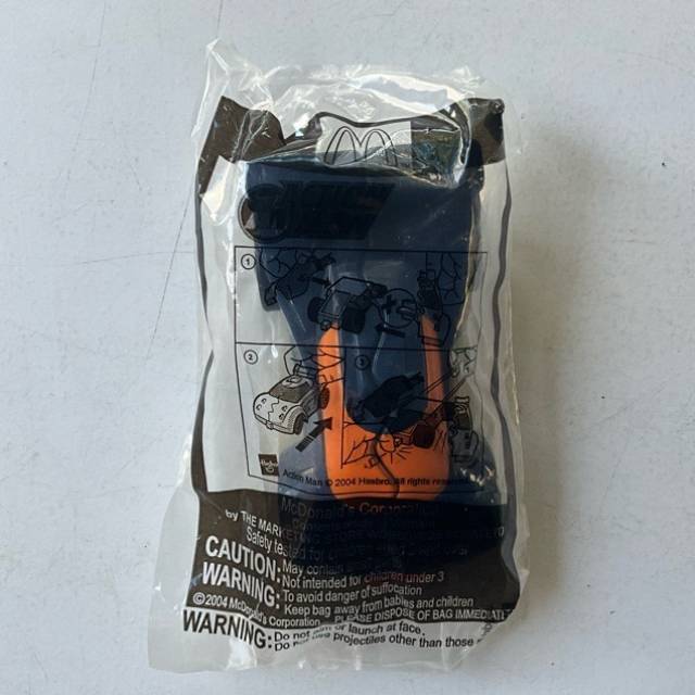 McDonald’s Action Man 2004 - Black Orange...