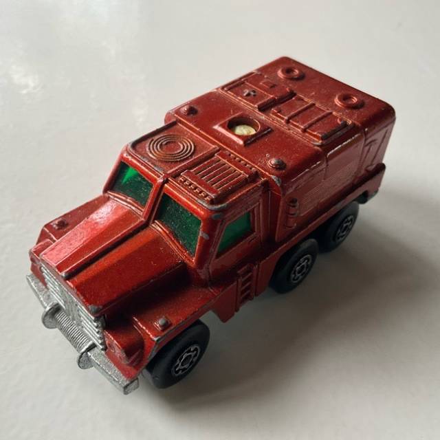 MB Rolamatics No 18 Red Armored Truck 1973