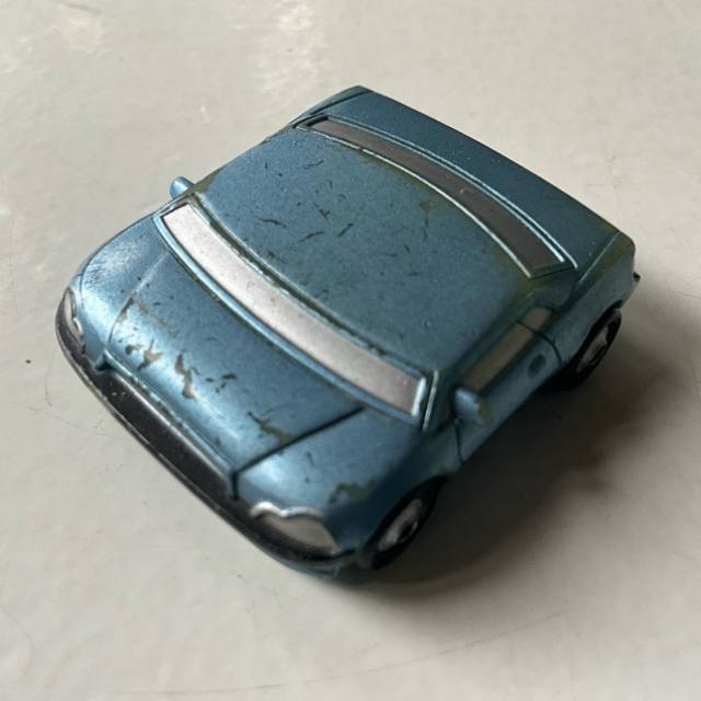 Phat Boyz -Light Blue Sedan with Silver wind...