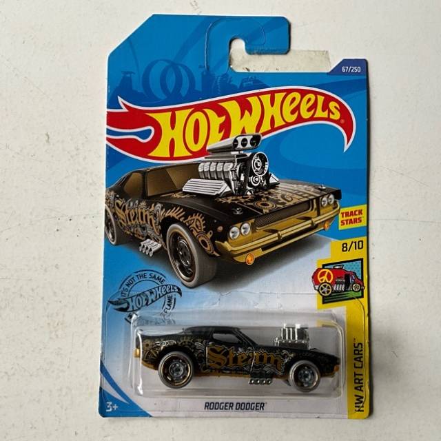 HW RODGER DODGER Black (STEAM) HW ART CARS N...