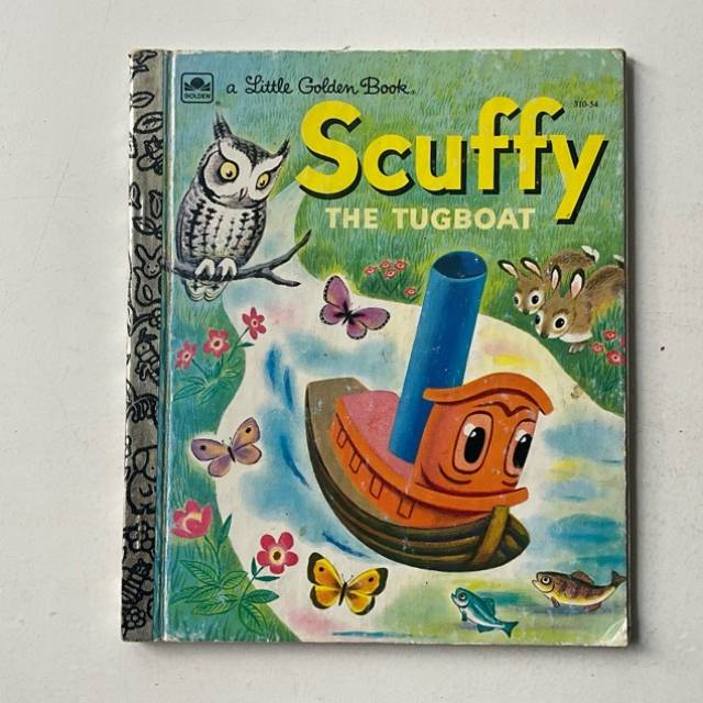 Golden Book - Scuffy THE TUGBOAT 310-54 1955