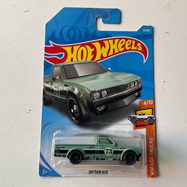 HW DATSUN 620 Green (73) HW HOT TRUCKS No 9