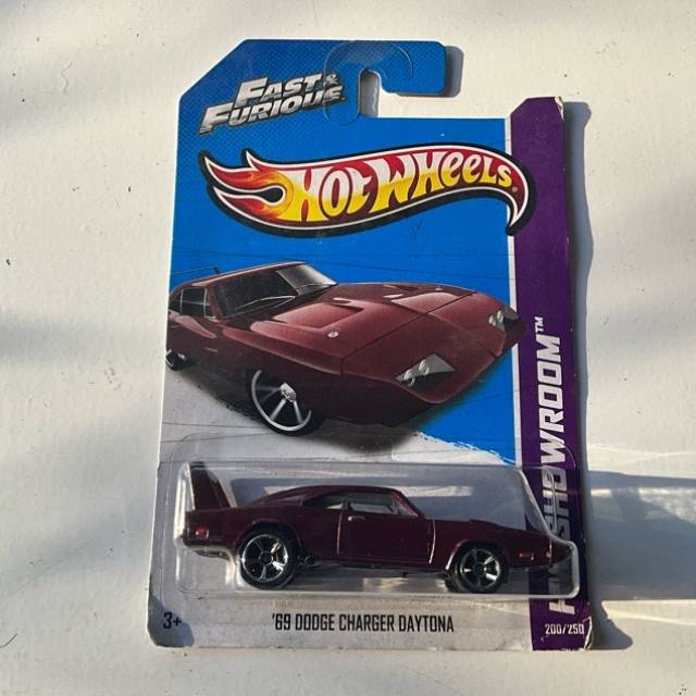 HW ‘69 DODGE CHARGER DAYTONA Maroon FAST F...