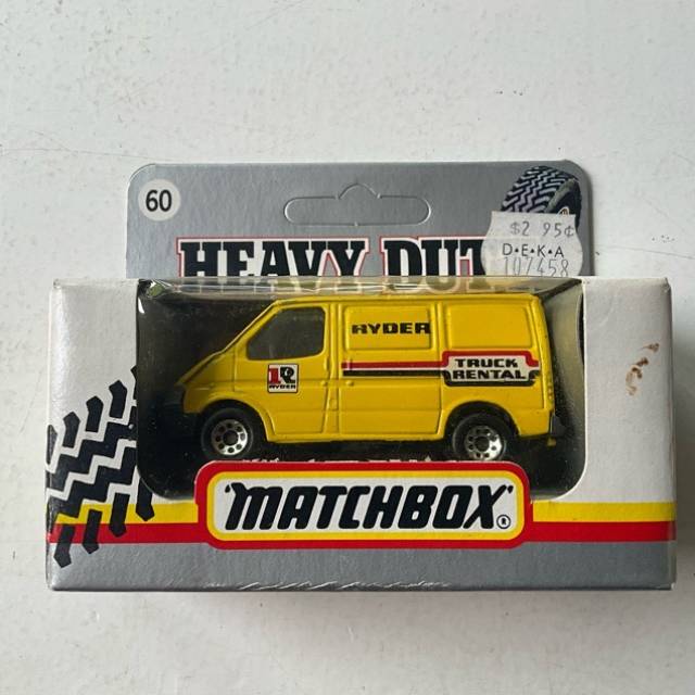 MB 60 FORD TRANSIT Yellow HYDER 1991 (LYL 253)