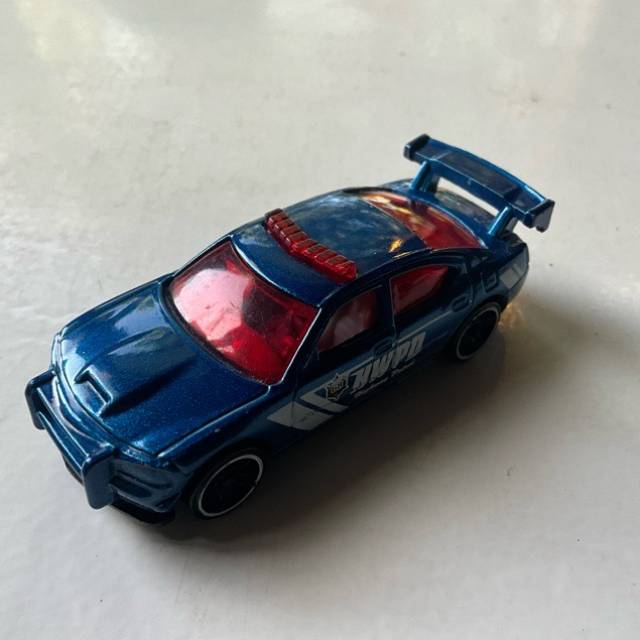 HL Dodge Charger Drift T9877 Blue Police Tha...